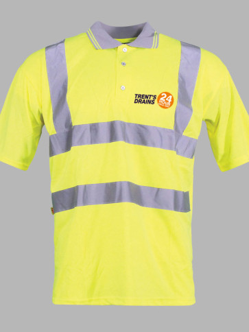Warrior Hi-Vis Polo Shirt - Yellow