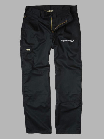 Apache Industry Cargo Trousers - Black