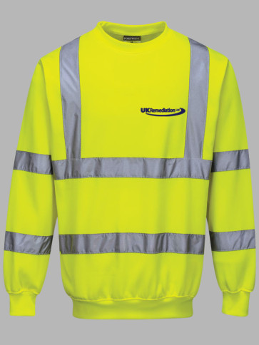 Portwest Hi-Vis Sweatshirt - Yellow