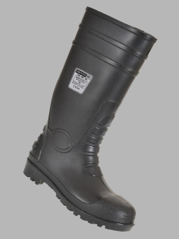 Portwest Waterproof Total Safety Wellington Boots S5 - Black