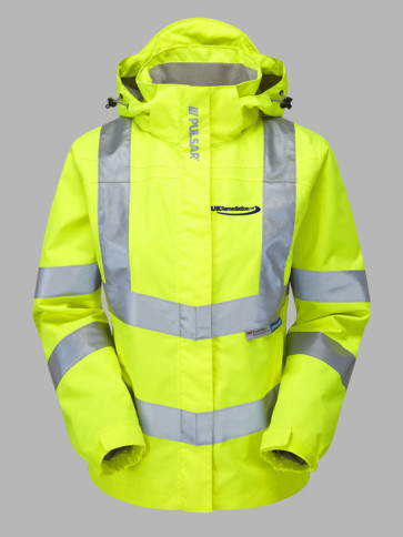 Pulsar Ladies Hi-Vis Storm Jacket - Yellow
