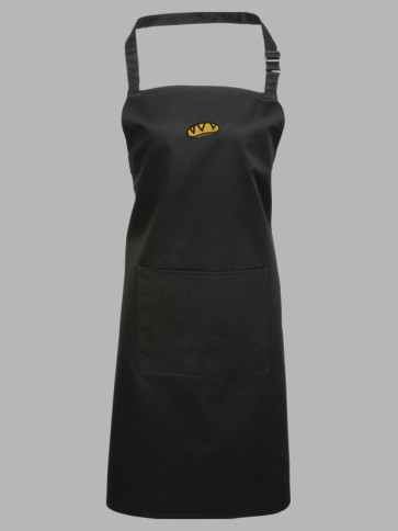 Premier Colours Pocket Bib Apron - Black