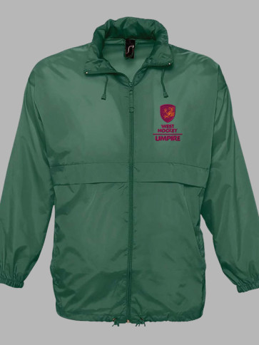 West Hockey Surf Windbreaker Jacket - Forest Green