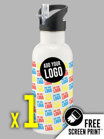 Xpres Stainless Steel Straw Top Water Bottle (x1)