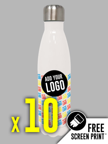 Xpres Stainless Steel Water Bottle (x10)