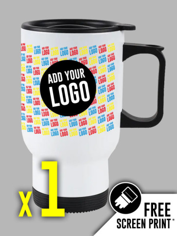 Xpres 14oz Stainless Steel Straw Travel Mug (x1)