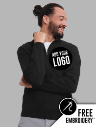 Russell Authentic Zip Neck Sweatshirt