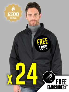 24 x Result Core Soft Shell Jackets