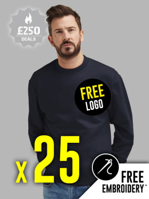 25 x UCC Everyday Sweatshirts
