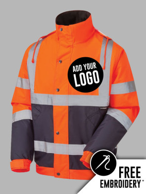 Supertouch Hi-Vis Two Tone Bomber Jacket
