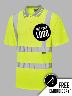 Supertouch Hi-Vis Bird Eye Polo Shirt