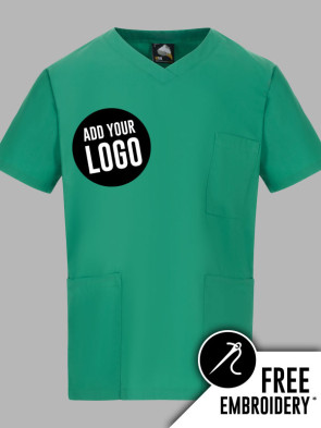 Orn Unisex V-Neck Scrub Top