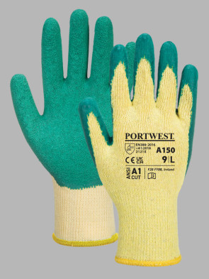 Portwest Classic Grip Latex Gloves 