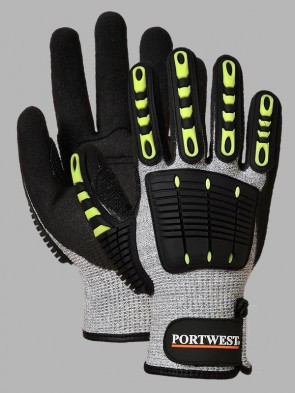 Portwest Anti Impact Cut Resistant 5 Nitrile Gloves