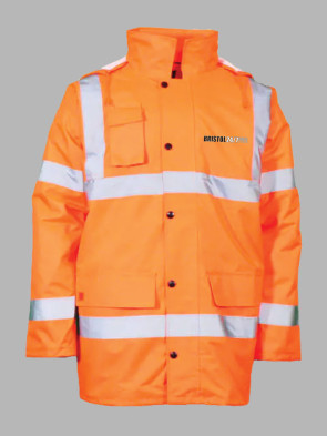 Warrior Hi-Vis Traffic Jacket - Orange