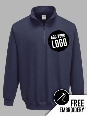 Portwest Sorrento Zip Neck Sweatshirt