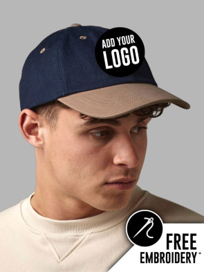 Beechfield Heavy Brushed Low Profile Baseball Cap