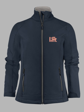 Printer Essentials Ladies Trial Soft Shell Jacket - Dark Navy
