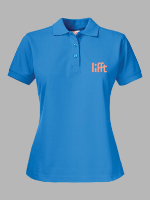 Printer Essentials Ladies Surf Pro RSX Polo Shirt - Ocean Blue