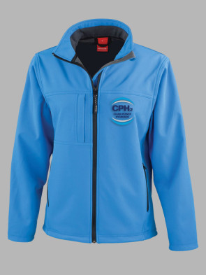 Result Ladies Classic Soft Shell Jacket - Azure Blue