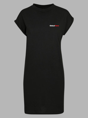 New Morning Studios Ladies Extended Shoulder Dress - Black