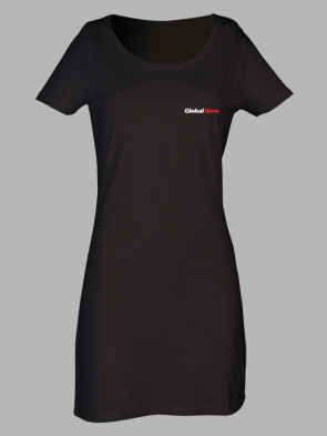 SF Clothing Ladies T-Shirt Dress - Black