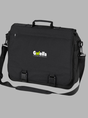 Quadra Portfolio Briefcase - Black