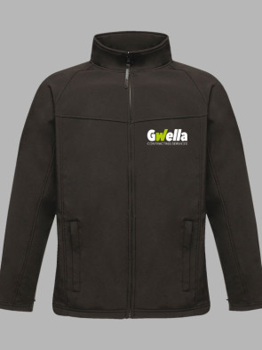 Regatta Uproar Soft Shell Jacket - Black/Black trim