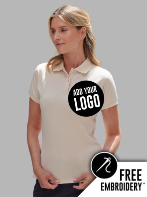 Henbury Ladies Coolplus Polo Shirt