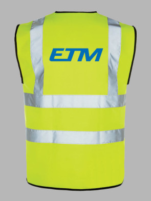 Hi-Vis Vest for ETM Recycling