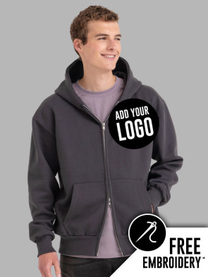 AWDis Heavyweight Signature Full Double-Ended Zip Hoodie