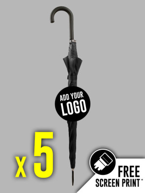 KiMood Large Automatic J Handle Umbrella (x5)
