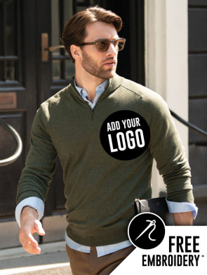 Nimbus Brighton Elegant Zip Neck Knitted Jumper