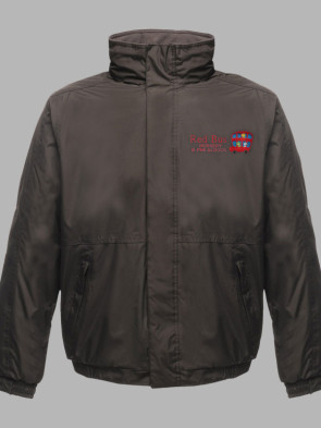Regatta Dover Fleece Lined Bomber Jacket - Black/Ash trim