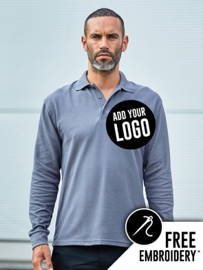 Pro RTX Pro Long Sleeve Polo Shirt