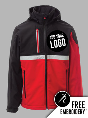 Payper Wise Pad Hooded Contrast Soft Shell Jacket