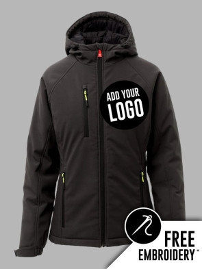 Payper Ladies Gale Hooded Padded Soft Shell Jacket