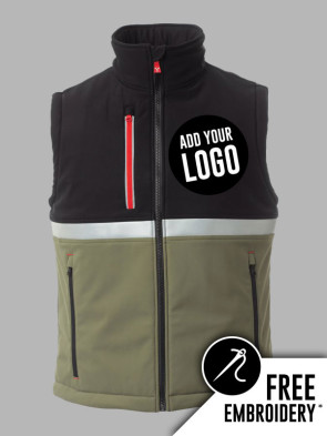 Payper Wise Vest Pad Contrast Soft Shell Gilet