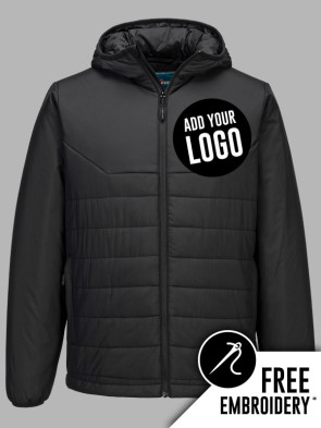 Portwest Professional Hooded Insulated Baffle Jacket