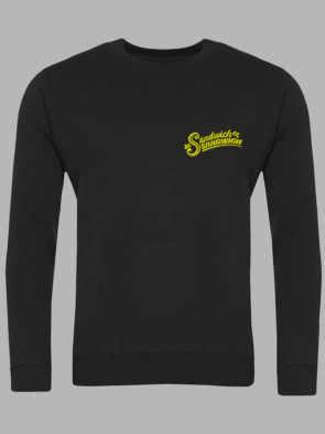 Banner Select Drop Shoulder Sweatshirt - Black