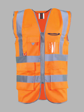 Warrior Hi-Vis Executive Vest - Orange