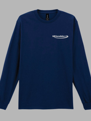 Gildan Ultra Cotton Long Sleeve T-Shirt - Navy