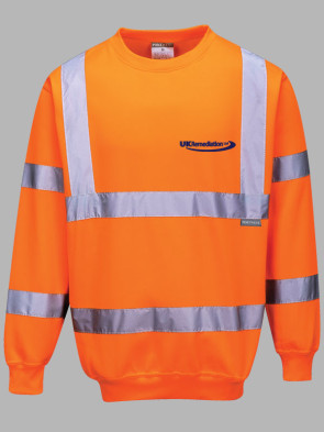 Portwest Hi-Vis Sweatshirt - Orange