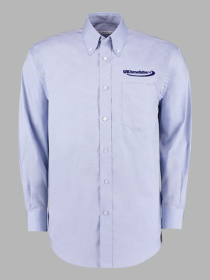 Kustom Kit Long Sleeve Corporate Oxford Shirt (Employee) - Light Blue