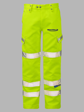 Pulsar Ladies Hi-Vis Class 2 Combat Trousers - Yellow