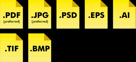 File types we're able to work with