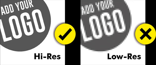 Hi-res artwork is vital