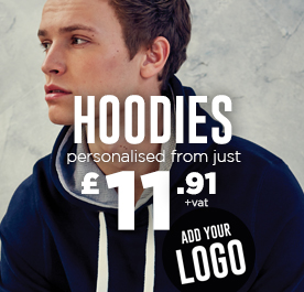Personalised Hoodies. Add your logo.