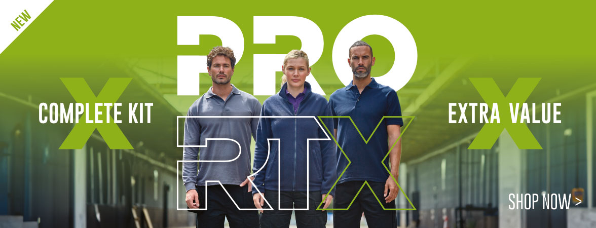 NEW Pro RTX range. With your logo added FREE